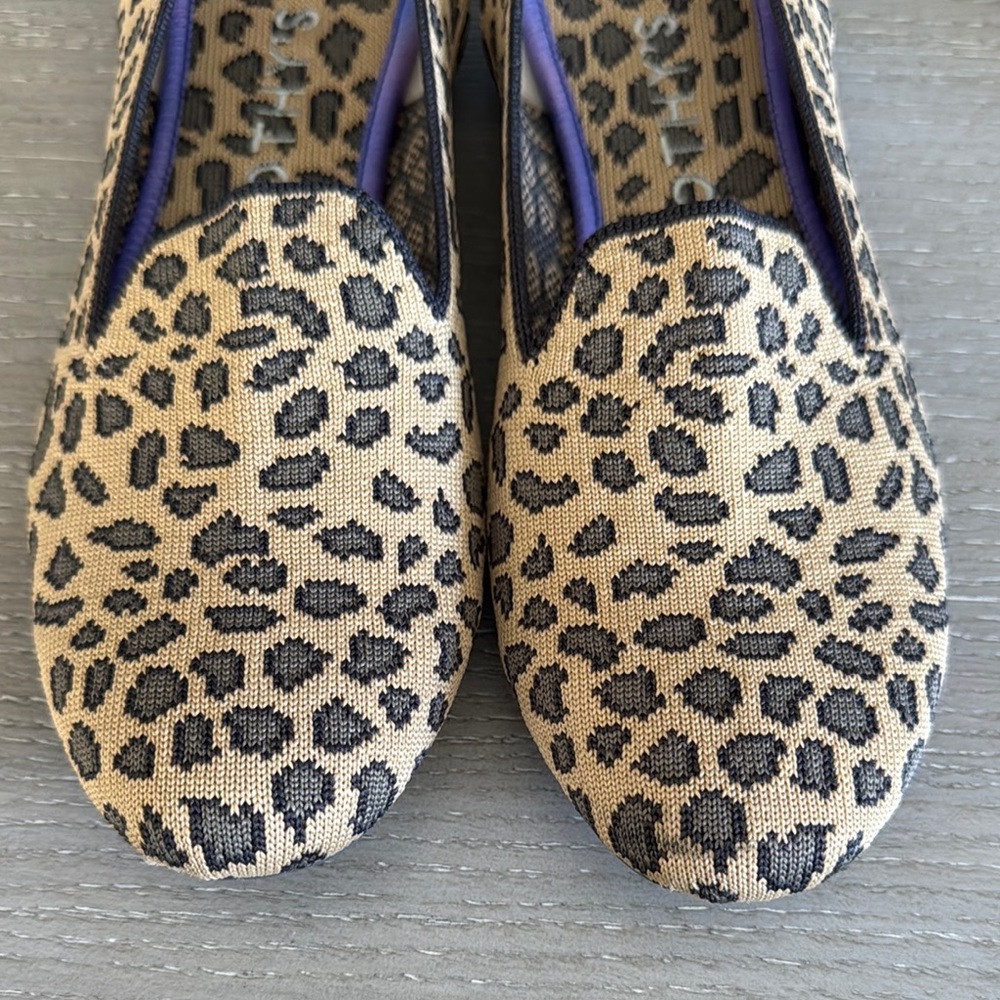 Rothy's Brown and Black Animal Print Flats- Unworn - Picture 4 of 6